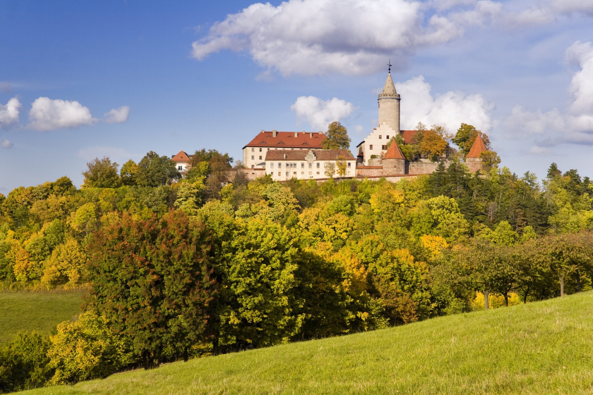 Die Leuchtenburg im Herbst